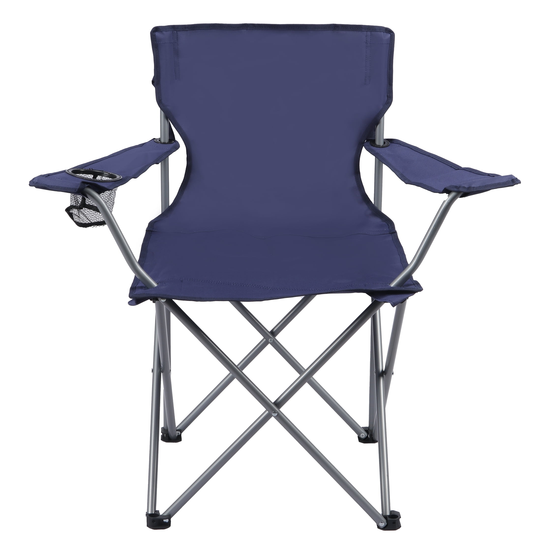 Ozark Trail Folding Camp Chair with Cup Holder – Lightweight, Portable Outdoor Chair for Camping, Tailgating & Sports – Peri Night
