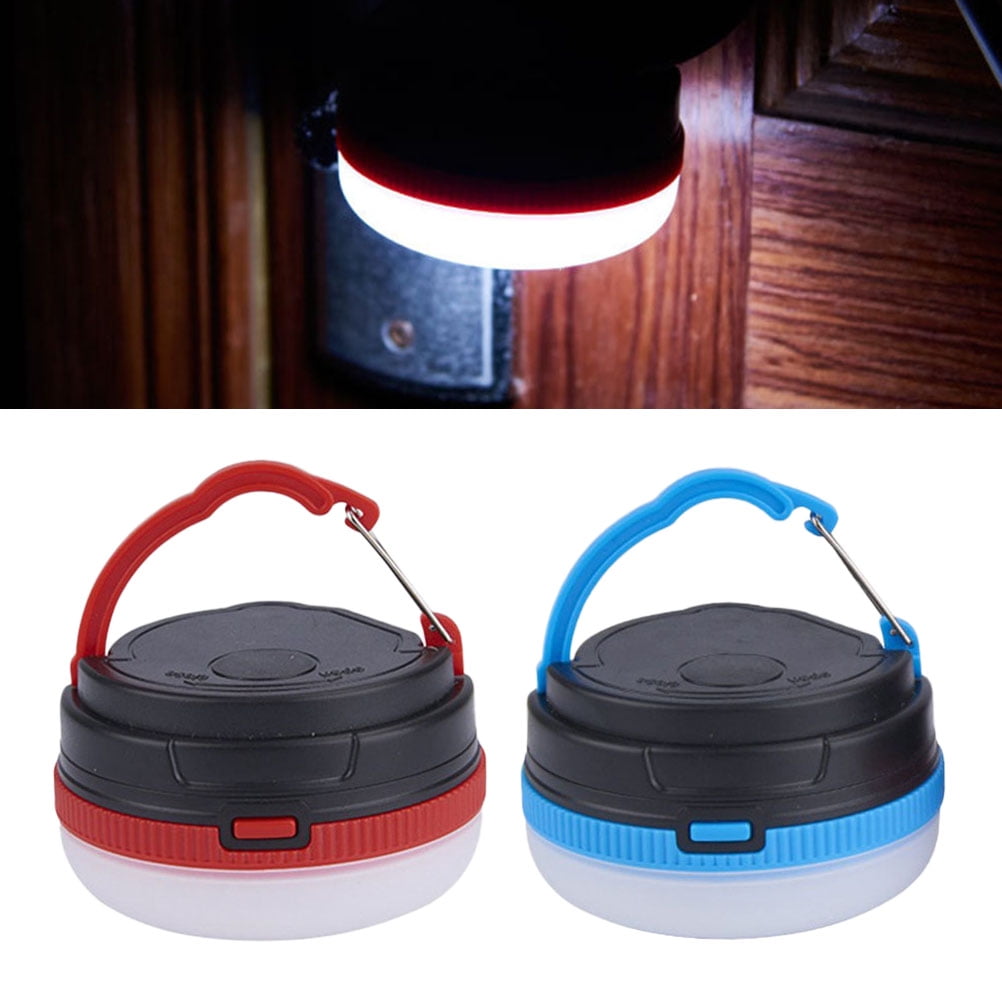 Masteelf 2Pcs Camping Tent Lights Red Circle Design for Outdoor Enthusiasts