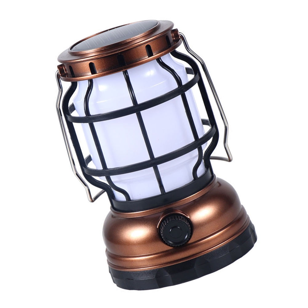 Pretyzoom Portable USB Rechargeable Camping Lantern with Adjustable Brightness, Outdoor Hiking Light, Compact and