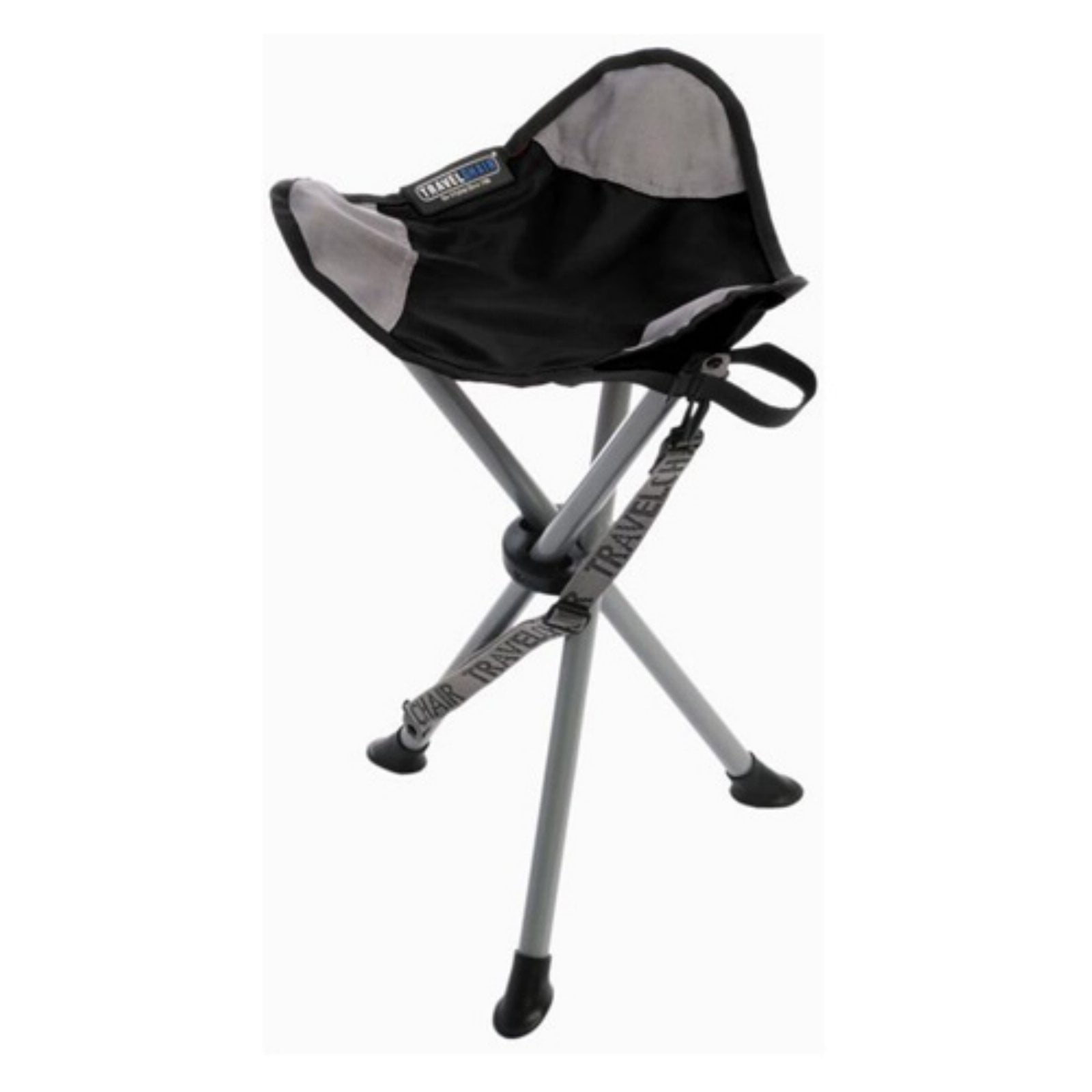 TravelChair Slacker Camping Chair with Adjustable Carry Strap, Black