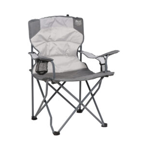 Timber Ridge Sycamore Quad Chair with Cupholder, Gray