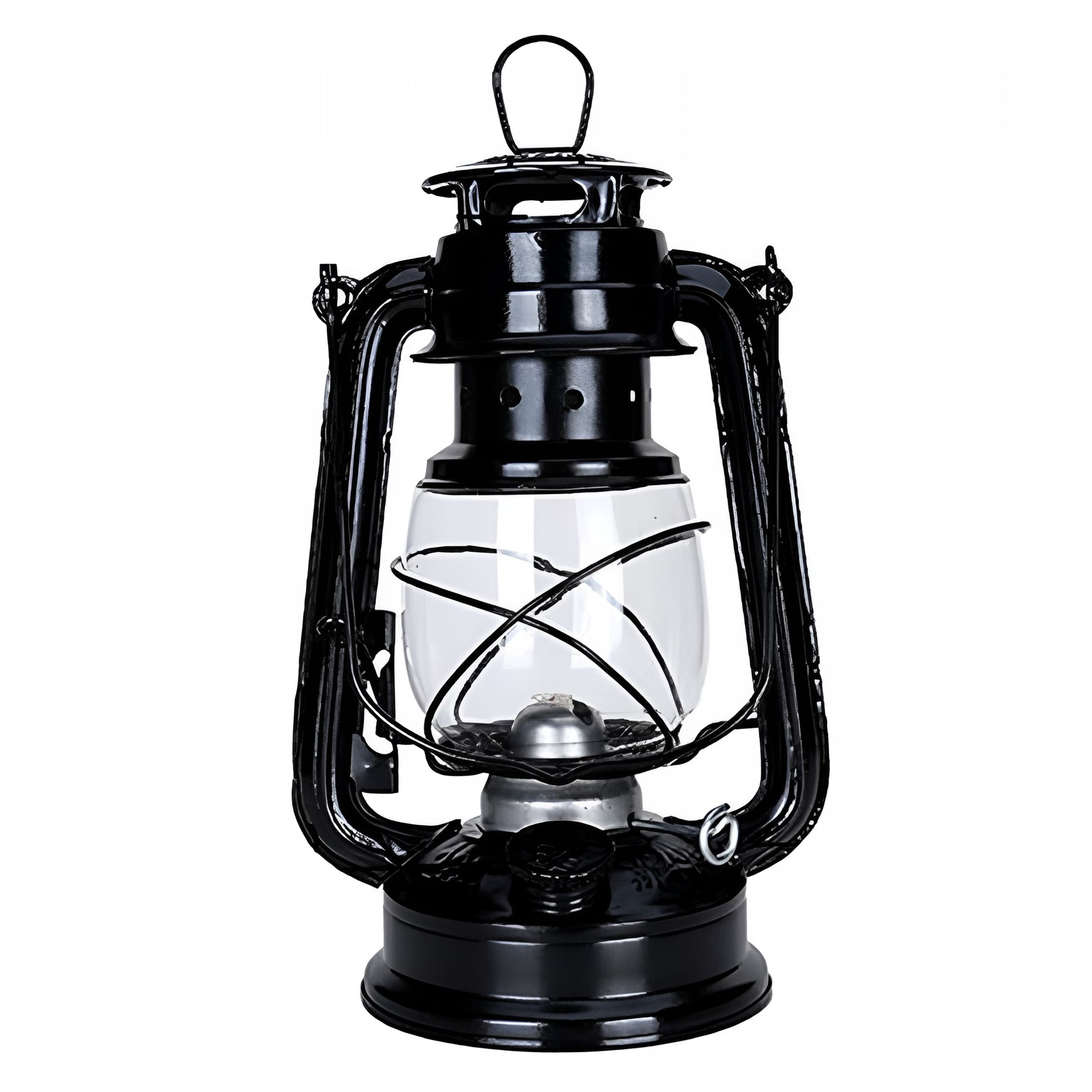 HIBIBUD Vintage Kerosene Oil Lantern,Rustic Old Fashioned Light Up Lantern,Handmade Kerosene Lamp Decorative Housewarming Gifts Outdoor Camping Emergency Hanging Light/Lamp