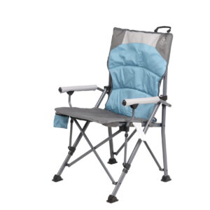 Timber Ridge Wisteria Hard Arm Chair with Cupholder, Blue