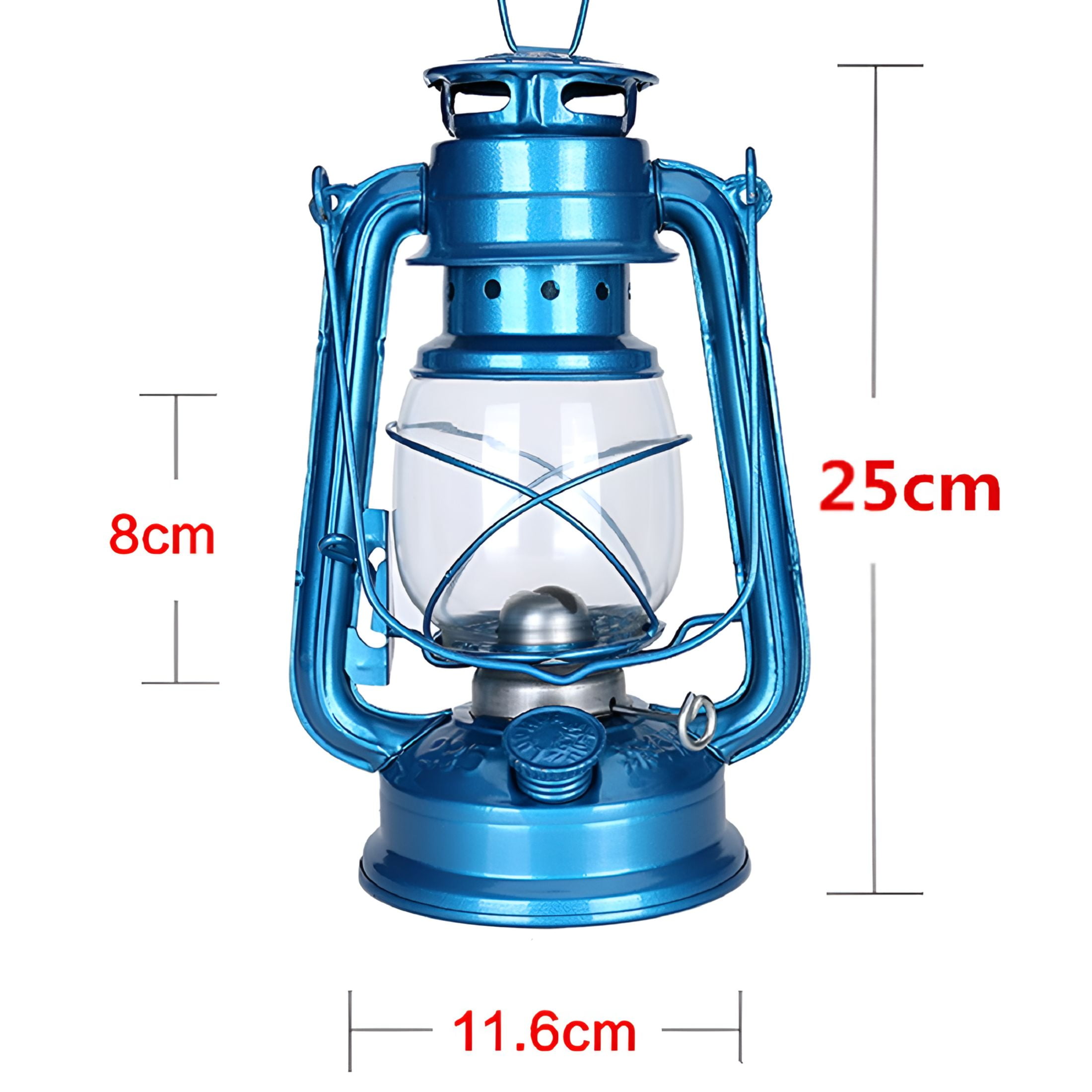 HIBIBUD Outdoor Camping Kerosene Lamp Oil Light Lantern Mediterranean Style Decor