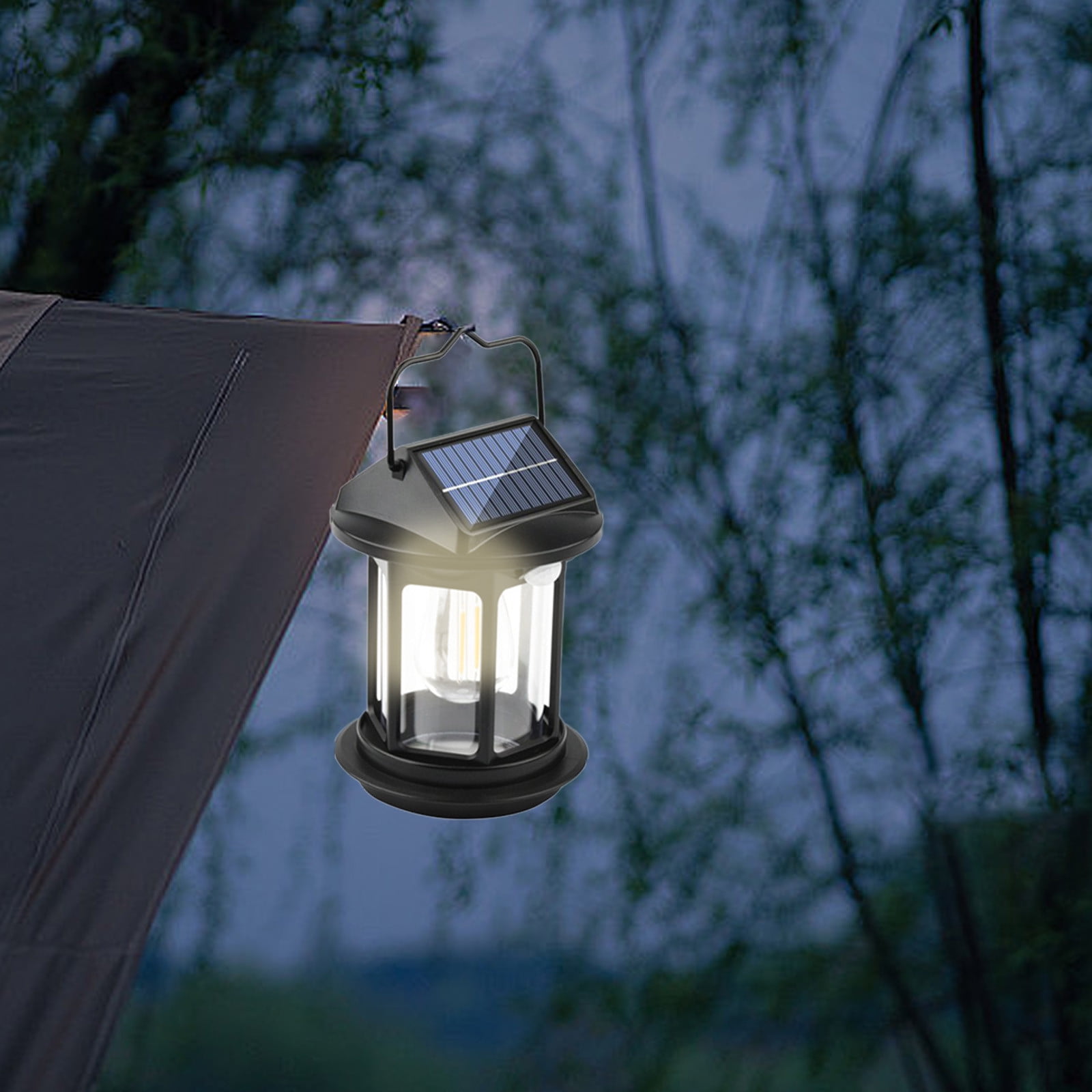 ufehgfjh Solar Induction Light Household Rainproof Garden Light Balcony Light Yard Garden Camping Lighting Rechargeable Horse Lantern Free Shipping