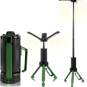 Rechargeable Telescopic Camping Light, 15000mAh Collapsible Lantern with 270? Rotation & Dimming, Portable Flashlight,  Tent Light for Outdoor Camping, Hiking, Barbecue, Fishing &