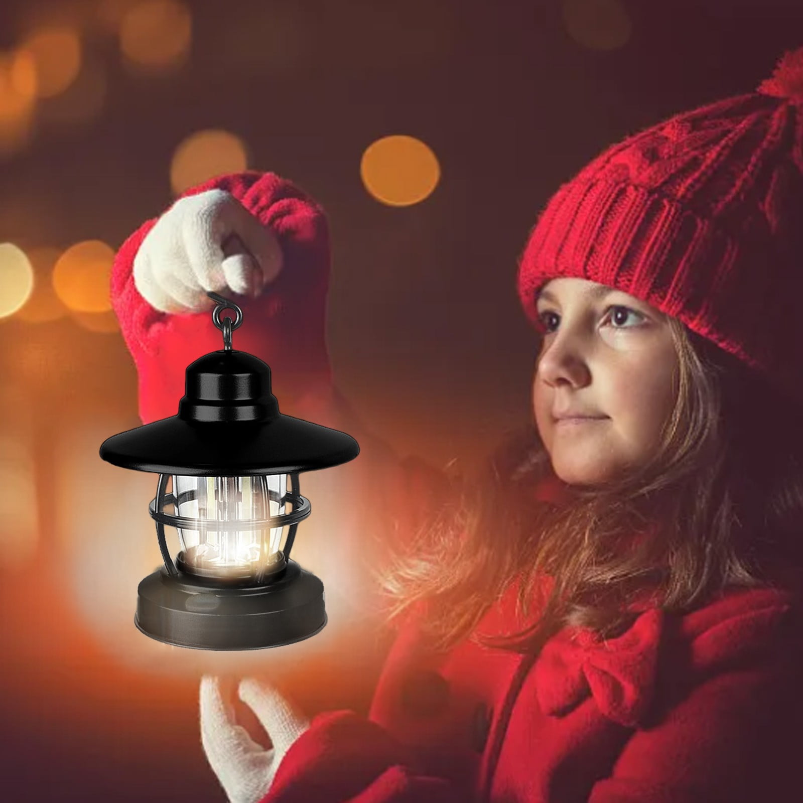 Solar Outdoor Hanging Tent Lights, Waterproof Decorative Camping Lanterns, Solar Powered Tree Mantle Lights for Patio Garden Camping Hiking Outdoor Use