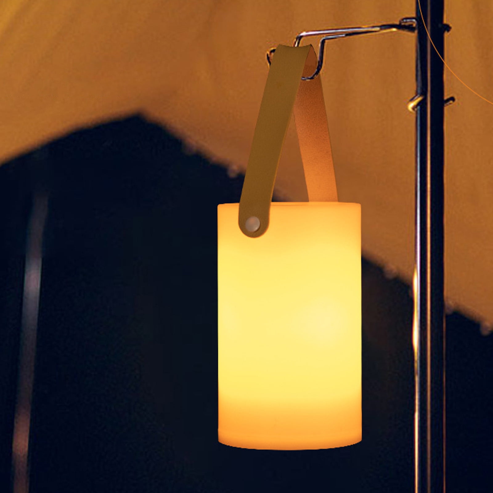 Rechargeable Camping Portable Outdoor Tent Light with 3 Color Modes Dimmable Ambient Lamp for Camping Bedroom or Travel 1 Pack